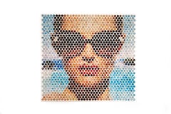 Iconic Coastal Blue Pop Art Portrait Paradise by Nemo Jantzen