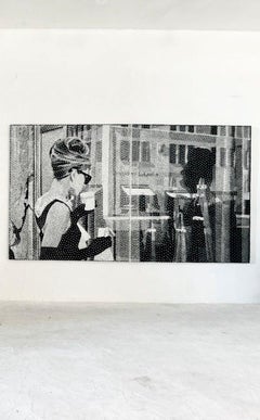 Ikonische großformatige NY String Art von Nemo Jantzen- Tiffany's III