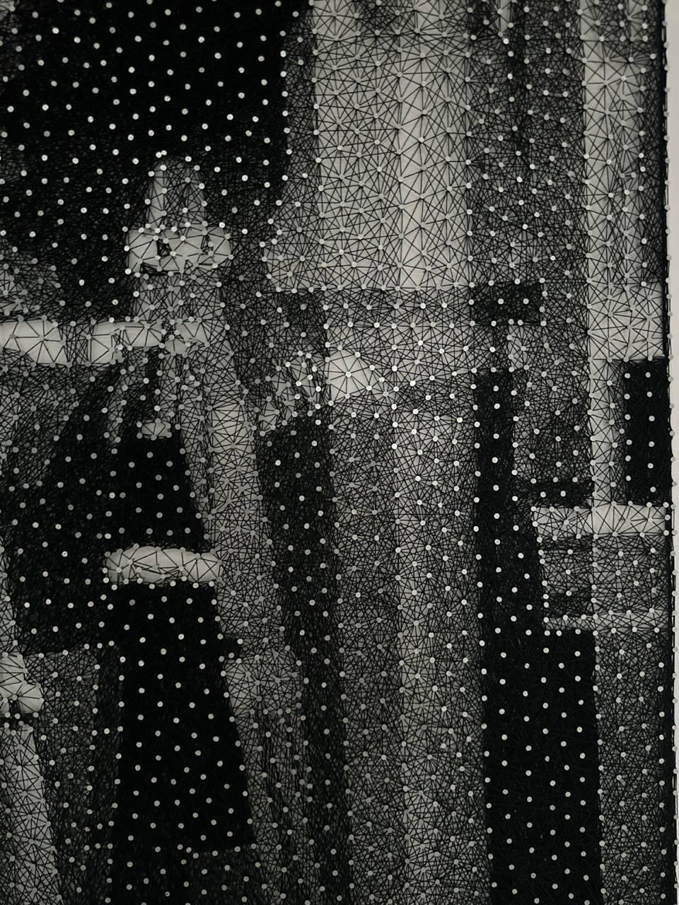 Arte icónico en cuerda a gran escala de NY por Nemo Jantzen- Tiffany's III en venta 5