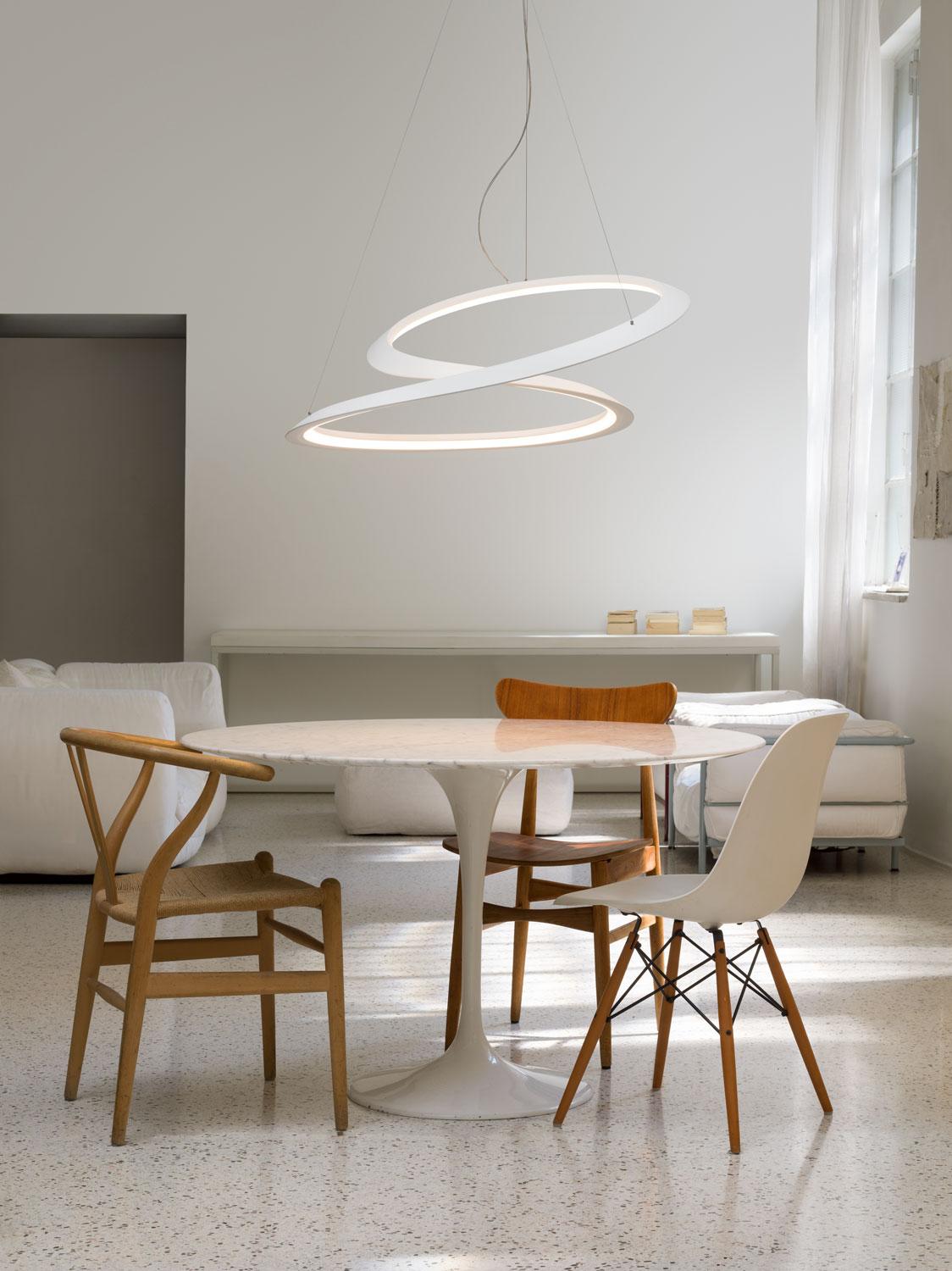 Nemo Kepler Minor Down LED 3500K, illuminazione a sospensione in bianco di Arihiro Miyake In condizioni Nuovo in vendita a Brooklyn, NY
