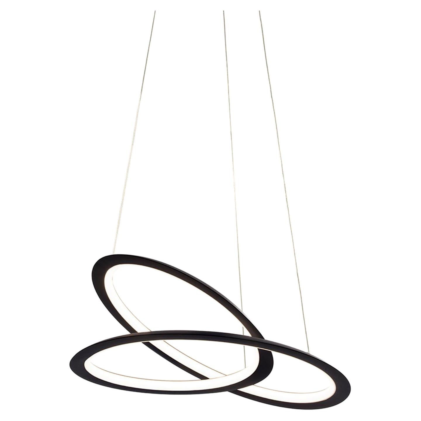 Nemo Kepler Petite LED 3500K a sospensione in nero di Arihiro Miyake