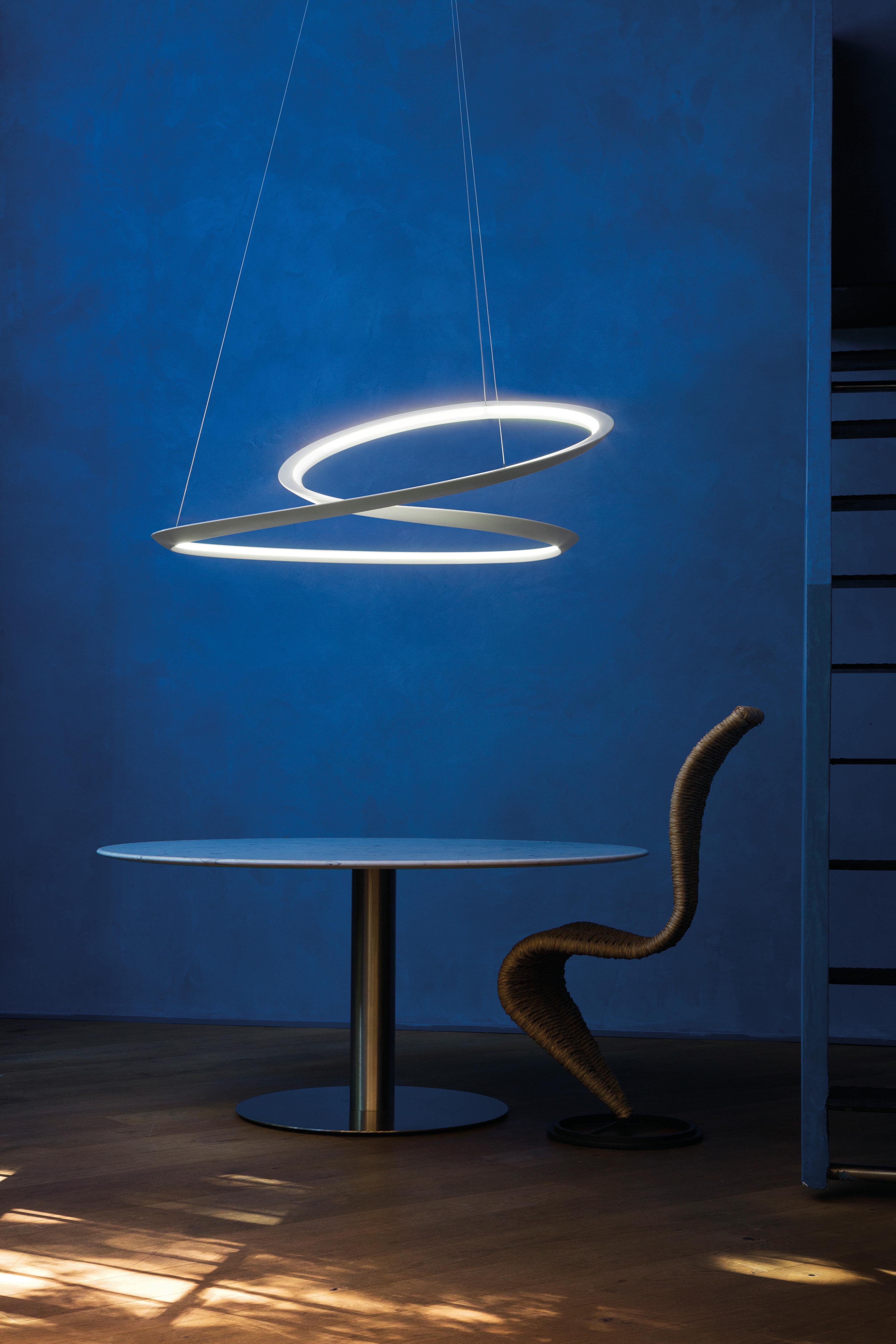 Nemo Kepler Up LED 2700K a sospensione in nero di Arihiro Miyake in vendita 1