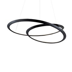 Iluminación colgante Nemo Kepler Up LED 3500K en negro de Arihiro Miyake