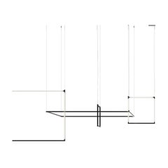 Nemo Linescapes Desk Matrix Pendelleuchte 114*114cm Vertikal 80W Schwarz 2700K