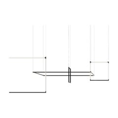 Nemo Linescapes Lámpara Colgante Matriz de Escritorio 114*44cm Horizontal 52W Negra 3000K
