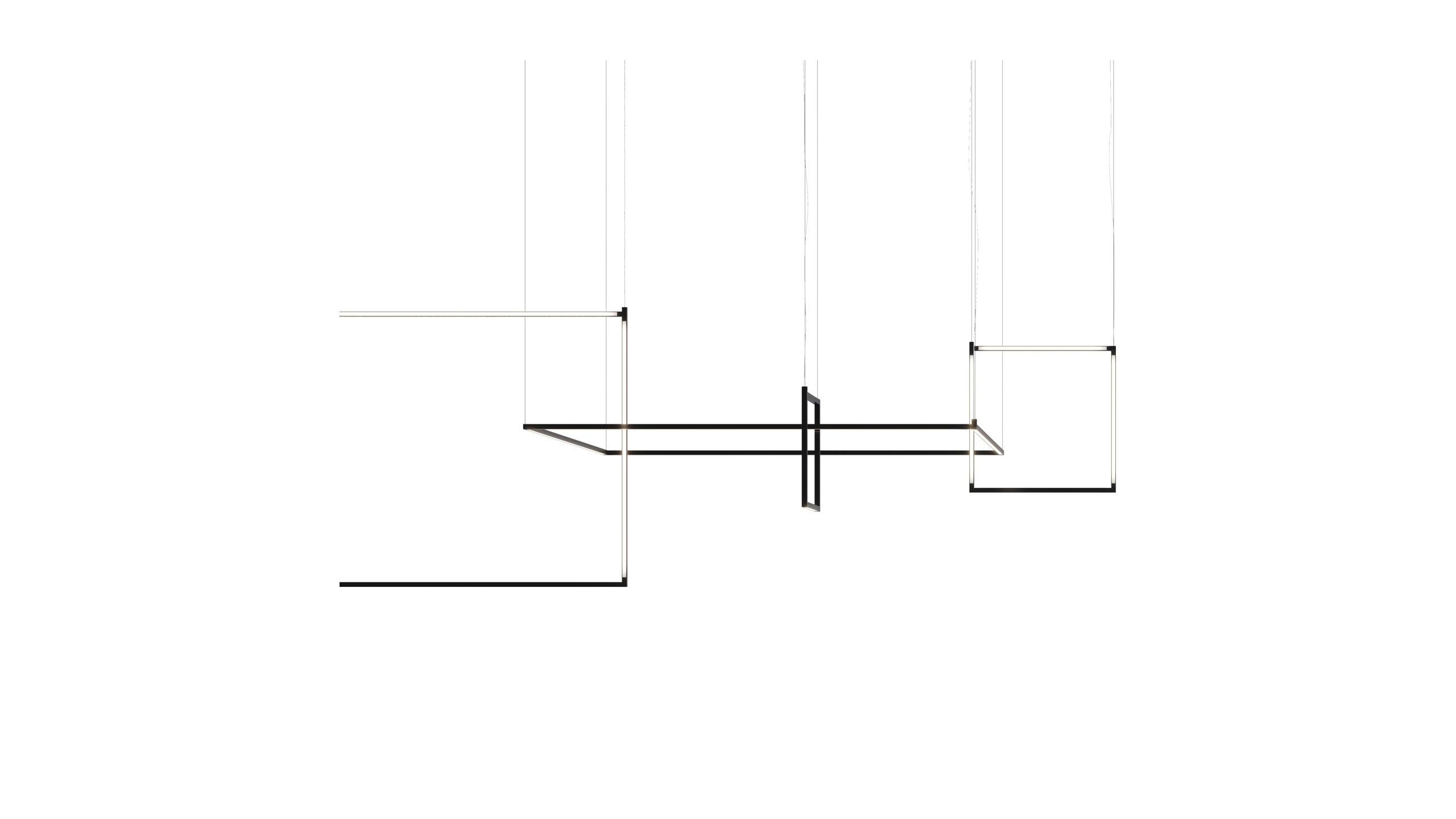 Con la Matriz de Escritorio, nuestro Sistema Linescapes puede configurarse ahora en formas rectangulares y cuadradas, tanto vertical como horizontalmente. Elegantes líneas de luz continuas con un número infinito de constelaciones para adaptarse a