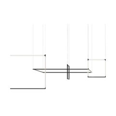 Nemo Linescapes Escritorio Matriz Luz Colgante 178*114cm Horizontal 106W Negro 2700K