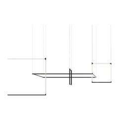 Nemo Linescapes Desk Matrix Pendelleuchte 178*114cm Horizontal 106W Schwarz 3000K