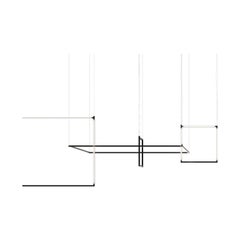 Nemo Linescapes Desk Matrix Pendelleuchte 178*178cm Horizontal 132W Schwarz 2700K