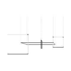 Nemo Linescapes Escritorio Matriz Luz Colgante 178*64cm Horizontal 86W Negro 2700K