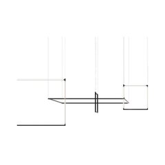 Nemo Linescapes Escritorio Matriz Luz Colgante 178*64cm Horizontal 86W Negro 3000K