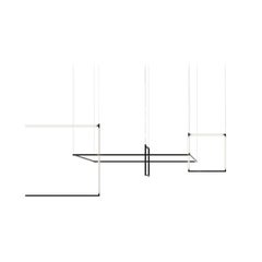 Nemo Linescapes Escritorio Matriz Colgante 44*44cm Horizontal 24W Negro 2700K