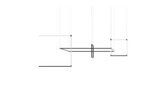 Nemo Linescapes Desk Matrix Pendant Light 44*44cm Vertical 24W Black 2700K