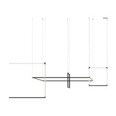 Nemo Linescapes Desk Matrix Pendelleuchte 64*44cm Vertikal 32W Schwarz 3000K