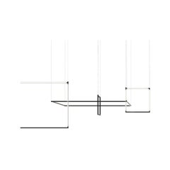 Nemo Linescapes Escritorio Matriz Luz Colgante 64*64cm Horizontal 40W Negro 2700K