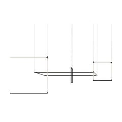 Nemo Linescapes Escritorio Matriz Colgante 64*64cm Horizontal 40W Negro 3000K