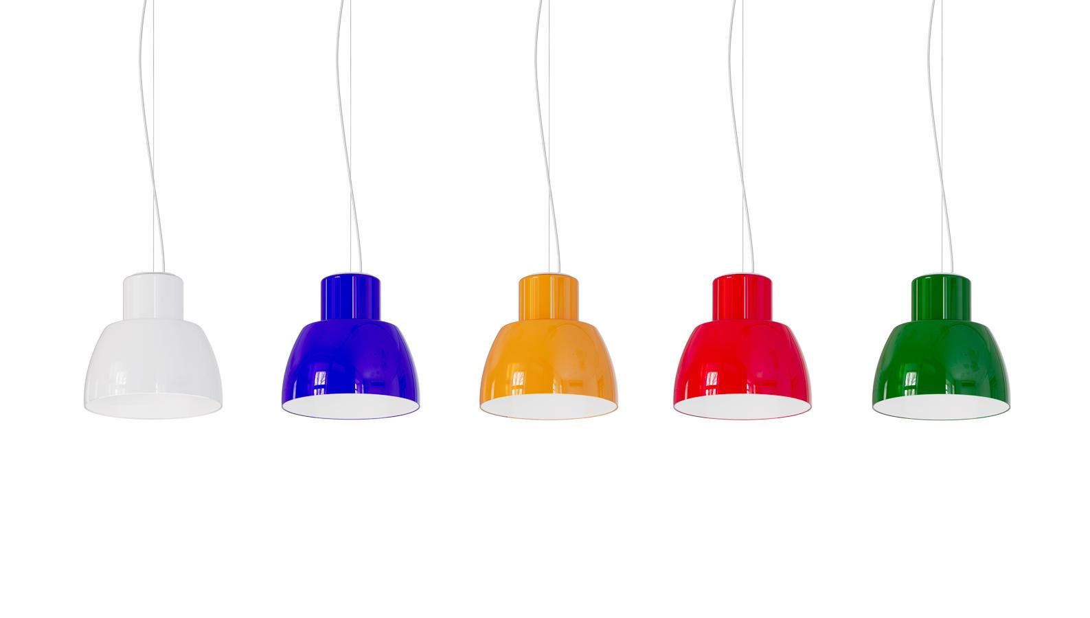 For his solo exhibition at the Basilica Palladiana in Vicenza, Álvaro Siza designed Lorosae. A timeless design from 1999, featuring translucent glass in different pure and brilliant finishes, while the white inner part of the diffuser preserves the