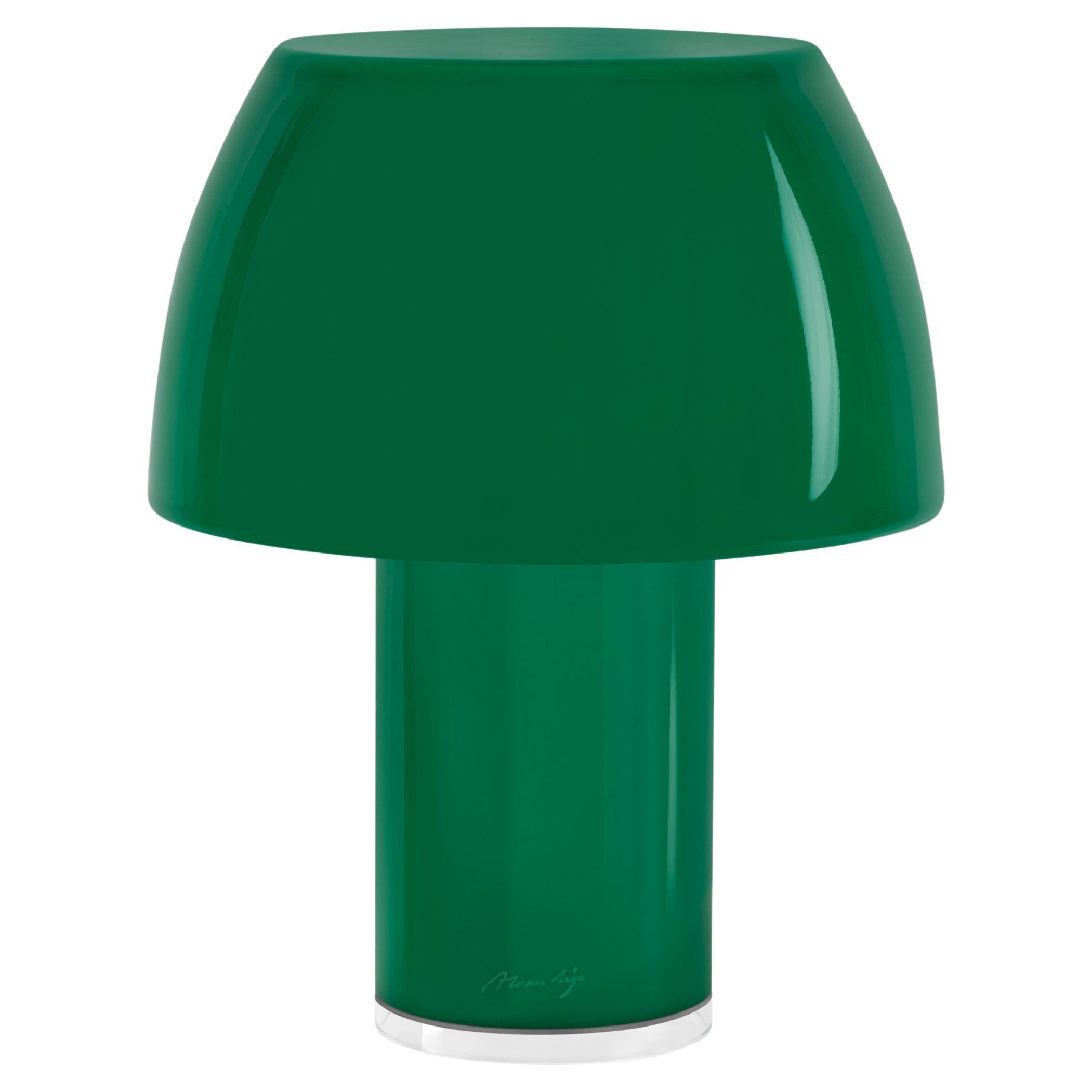 Nemo Lorosae Tisch IP54- 2700K Tischlampe in Glas Rosmarin grün