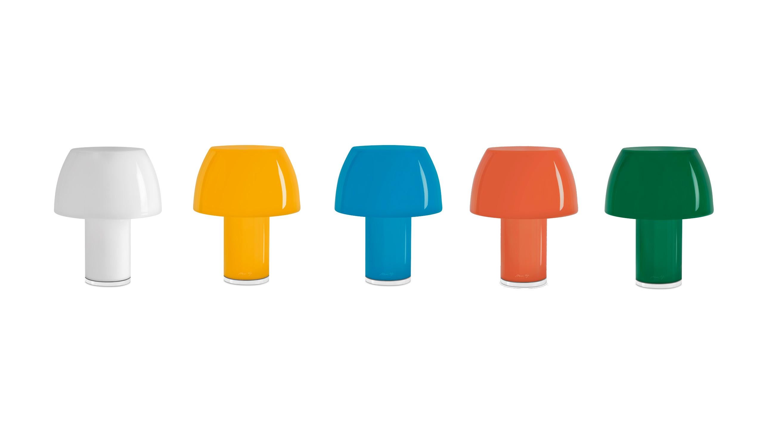 Nemo Lorosae Tisch IP54- 2700K Tischlampe in Glas Sizilianisch Orange (Italienisch) im Angebot