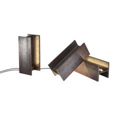 NEMO 'Mais Plus Que...' Tischleuchte für den Innenbereich aus rohem Metall - LED 2700K