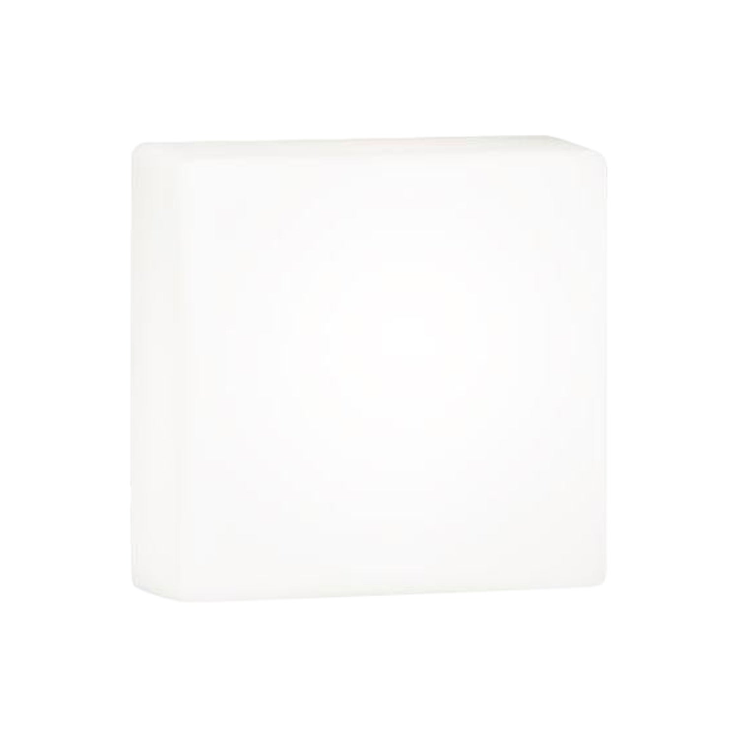 Plafón LED Nemo Matrix 7,7" de cristal y metal Blanco