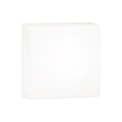 Plafón LED Nemo Matrix 7,7" de cristal y metal Blanco