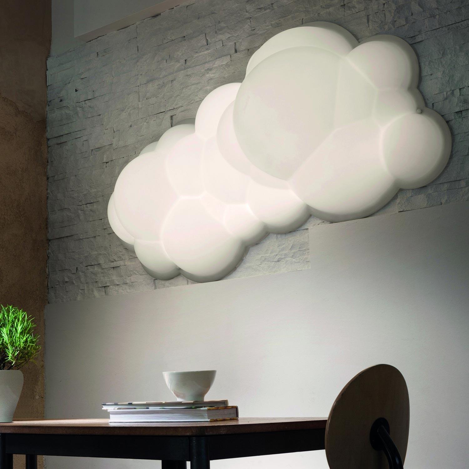 Lámpara de pared Nemo Nuvola H20 LED 2700K 120V, 66W en blanco by Mario Bellini en Nuevo estado para la venta en Brooklyn, NY