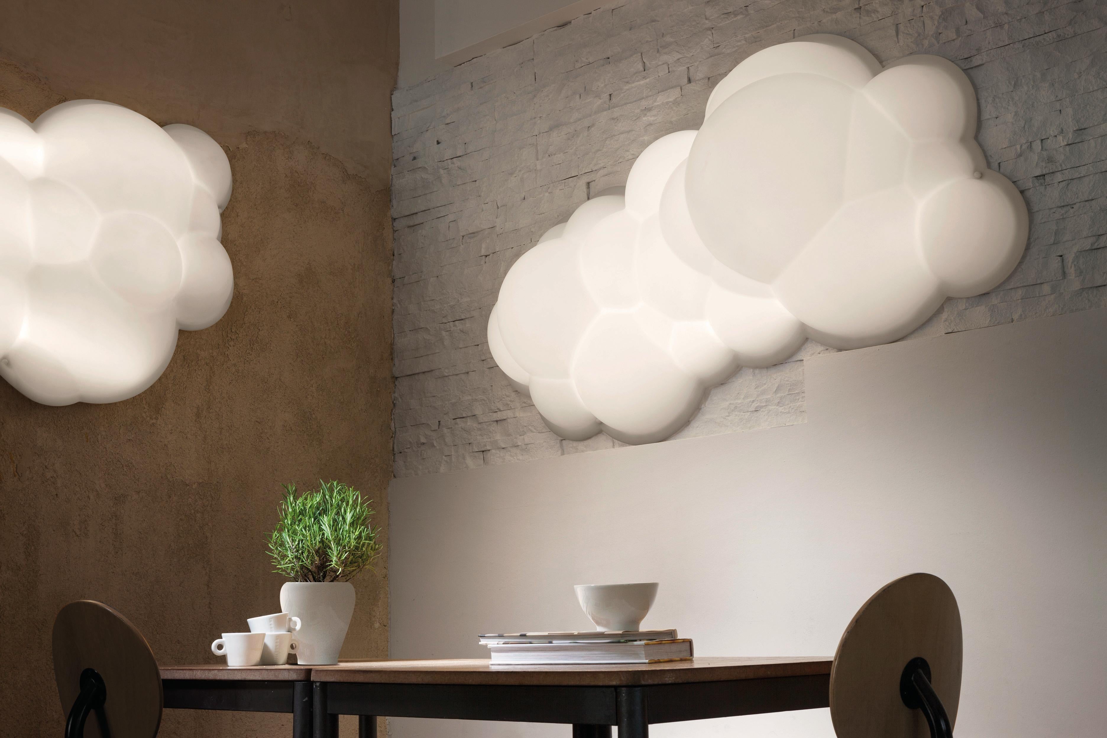 Lámpara de pared Nemo Nuvola H20 LED 2700K 120V, 66W en blanco by Mario Bellini Siglo XXI y contemporáneo en venta