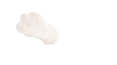 Nemo Nuvola H37 LED 2700K Wall Lamp 120V, 66W in White by Mario Bellini