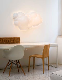 Nemo Nuvola Minor H25 LED 2700K Wall Lamp 120V, 45W in White by Mario Bellini