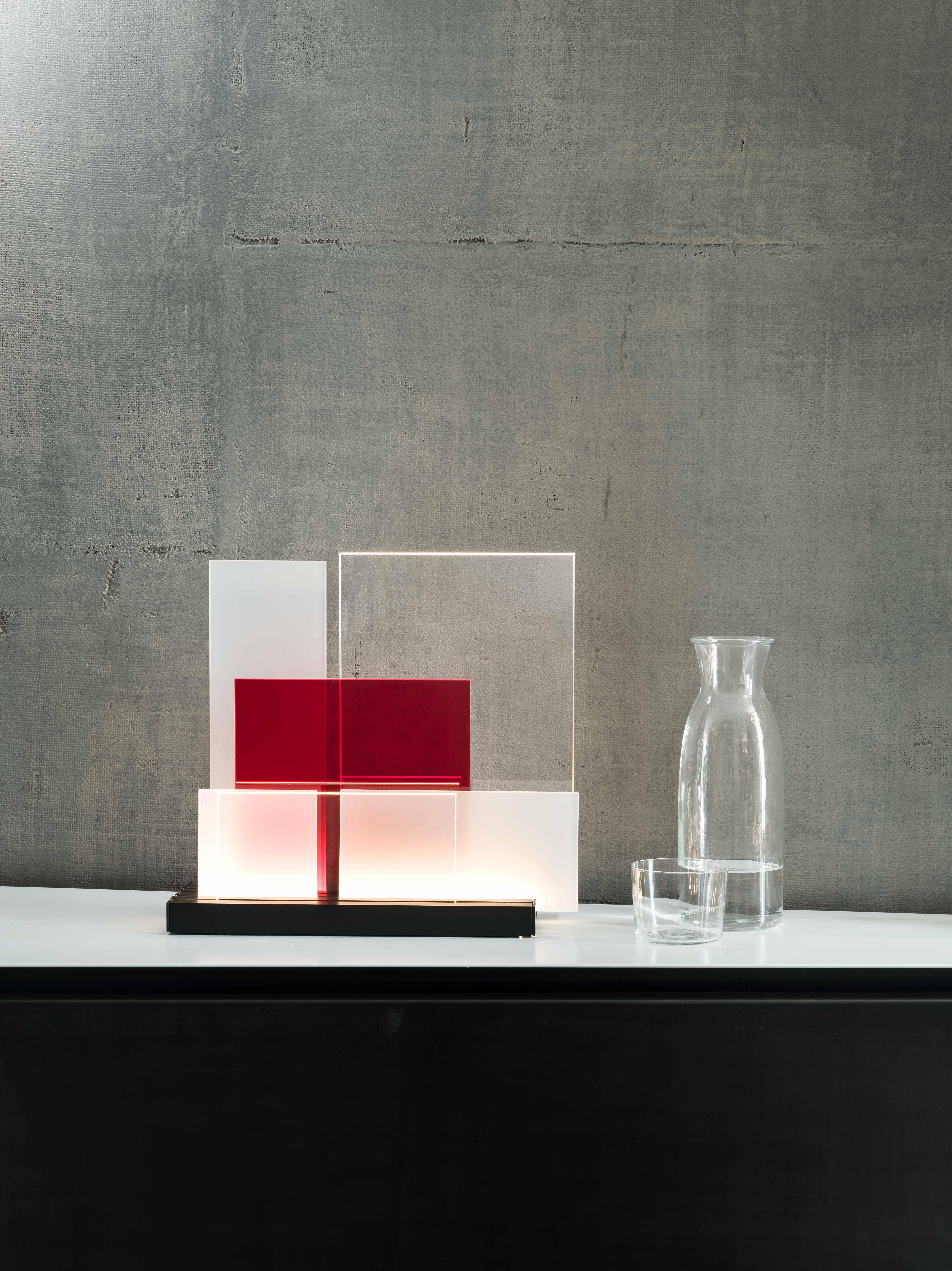 Lampada da tavolo Nemo On Lines LED 2700K con base/colori bianchi di Jean Nouvel in vendita 1
