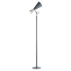 Nemo Parliament E26 Floor Lamp in Whitewash/Grey by Le Corbusier