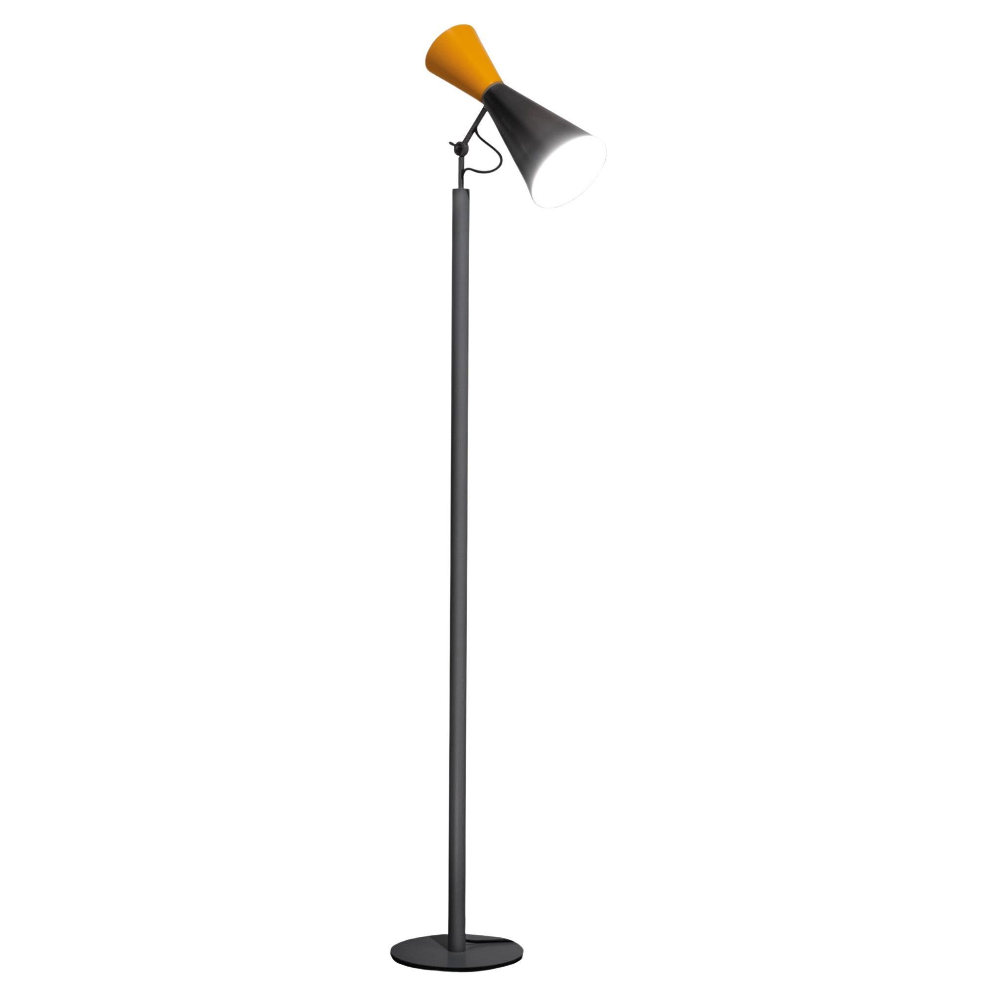 Nemo Parliament Floor Lamp Designed by Le Corbusier in STOCK For Sale