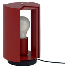 Lampada da tavolo Nemo Pivotante À Poser E26 in rosso carminio di Charlotte Perriand