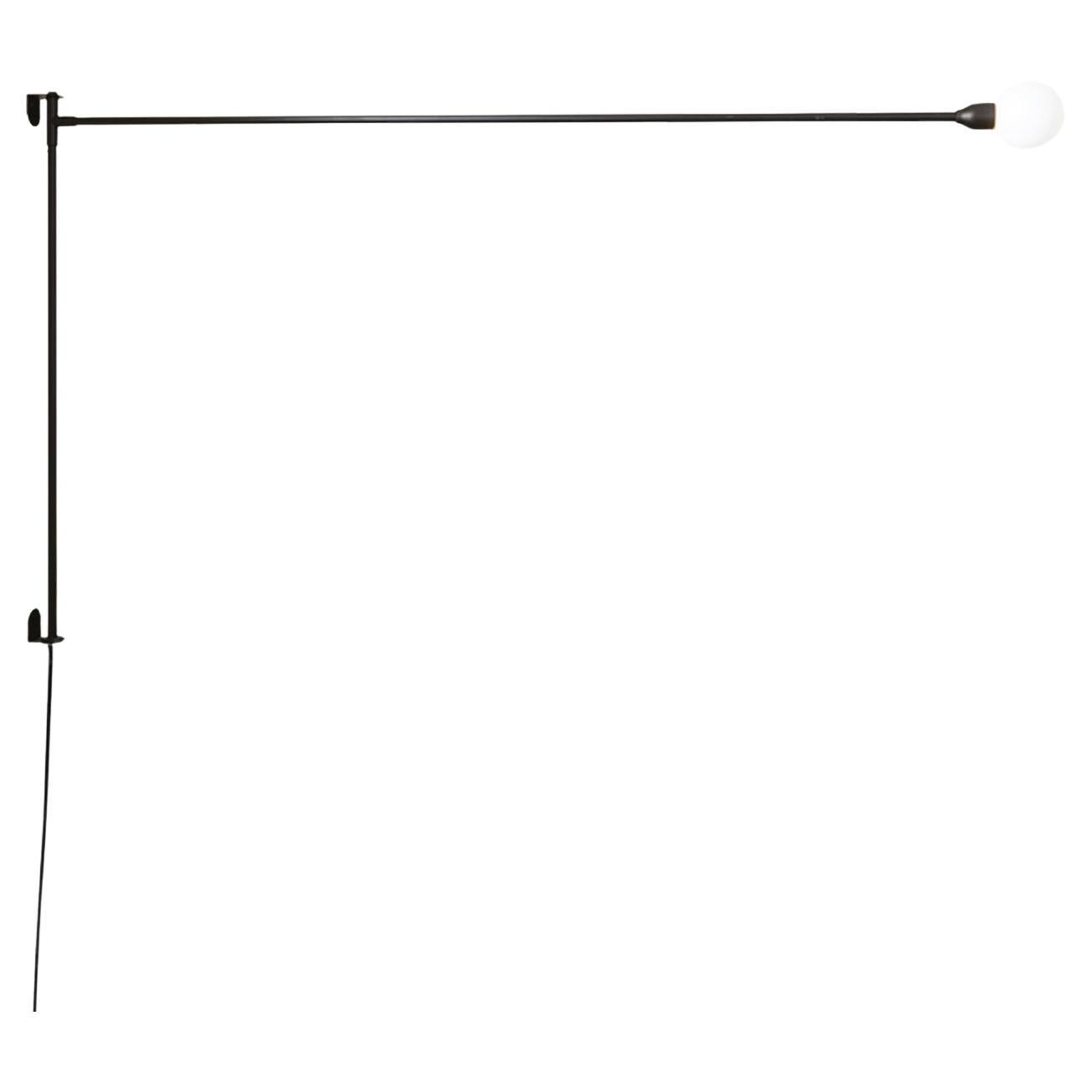 Nemo Potence Pivotante E26 Wandleuchte 120V, 75W in Grau von Charlotte Perriand