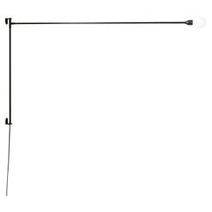 Nemo Potence Pivotante E26 Wandleuchte 120V, 75W in Grau von Charlotte Perriand