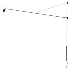 NEMO SWAN Wall Plus Lampe in Schwarz matt