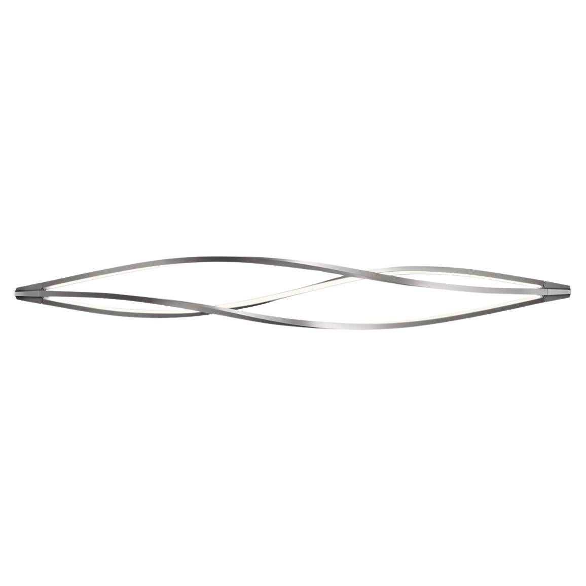 Nemo The Wind Collection Horizontal LED 3000K Pendant Lighting in Titan Grey For Sale