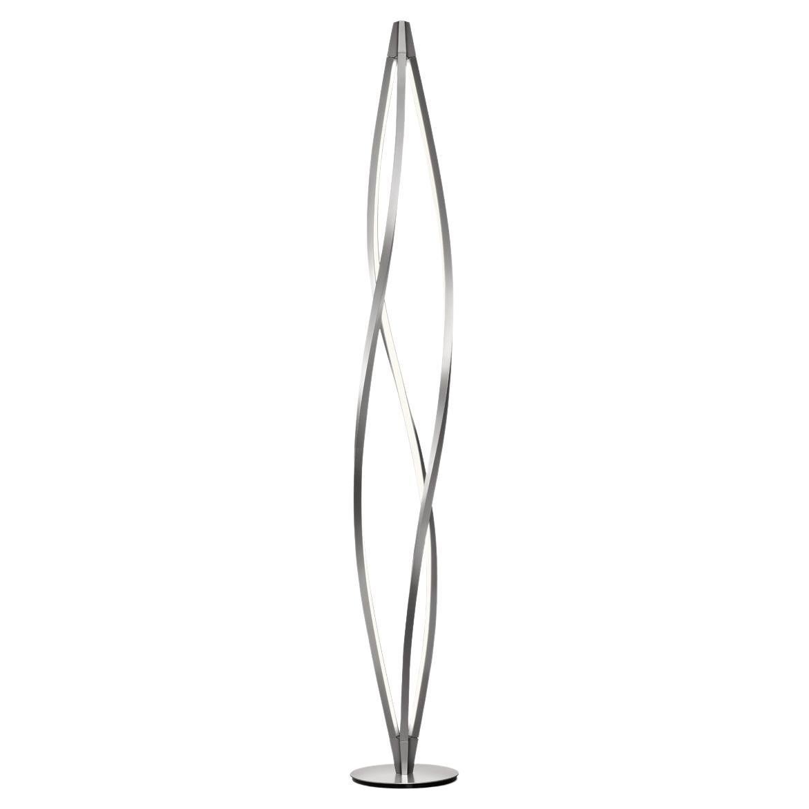 Nemo The Wind Collection LED 3000K Stehleuchte in Titan Grau von Arihiro Miyake im Angebot