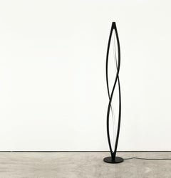 Nemo The Wind Collection LED 3500K Floor Lamp in Gold Painted by Arihiro Miyake
