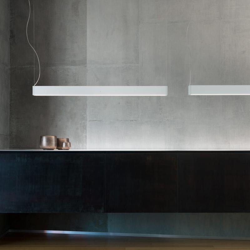 NEMO Tru Horizontale Up/Down Pendelleuchte - Schwarz, LED 3000K im Zustand „Neu“ im Angebot in Brooklyn, NY