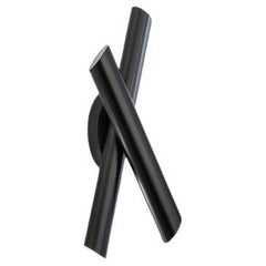 NEMO Tubes 2 Wandleuchte - Schwarz/Schwarz - LED 2700K - Aluminium
