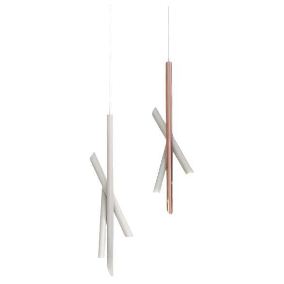 NEMO Tubes 3 Pendant Light – White/White – LED 2700K – Aluminum