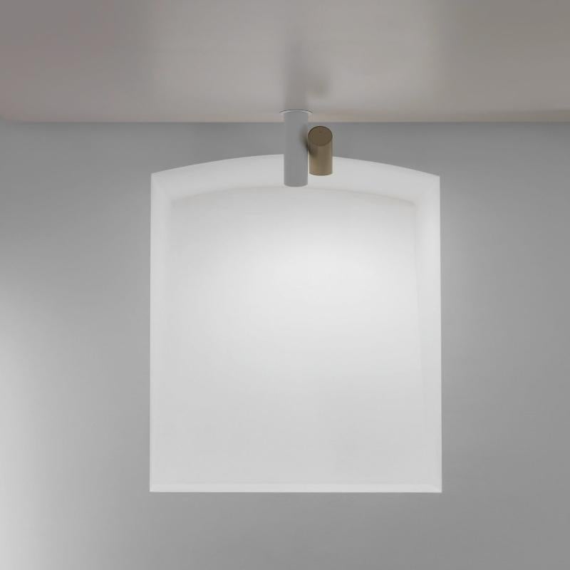 Contemporary NEMO Tubes Large Ceiling Lighting – White/White – LED 2700K – Aluminum For Sale