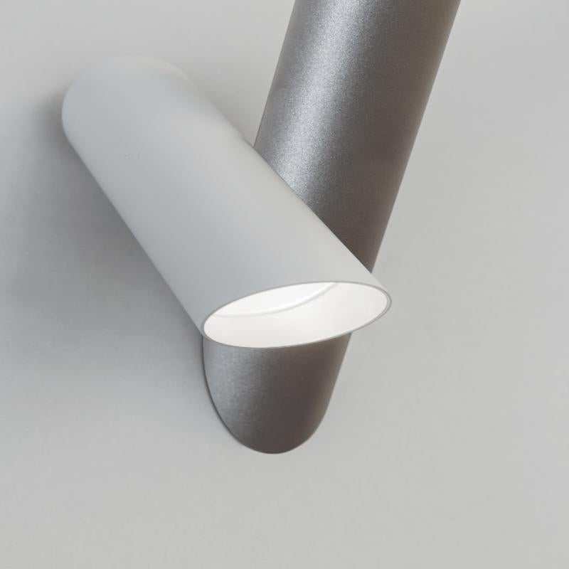 NEMO Tubos Aplique Grande - Blanco/Gris - LED 2700K - Aluminio Siglo XXI y contemporáneo en venta