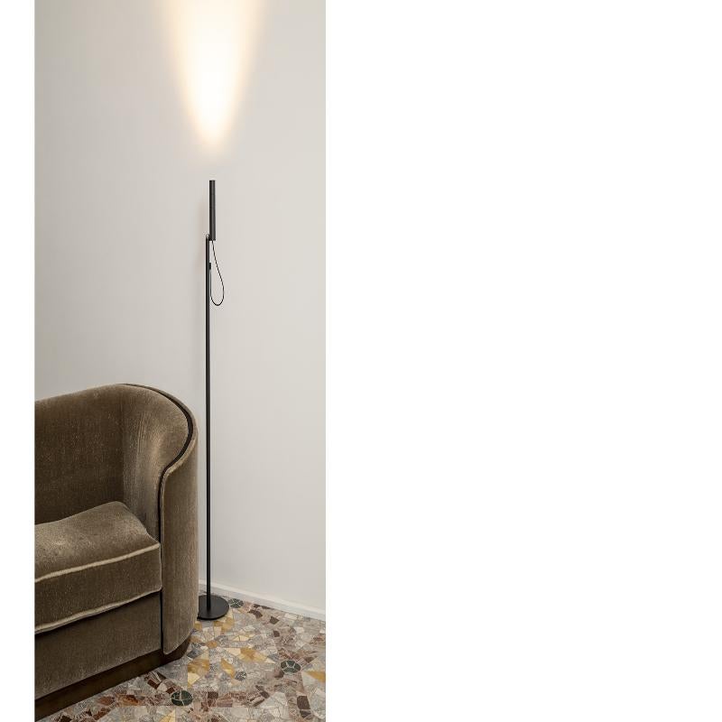 Sophisticated and technical project that introduces the most cutting?edge achievements in the optics and dimming control into a domestic environment. Designed for a sharp lighting through a fluid interaction. A simple hand gesture can orient the
