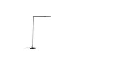 Nemo Untitled Reading Linear LED 2700K Floor Lamp in Black by Bernhard Osann
