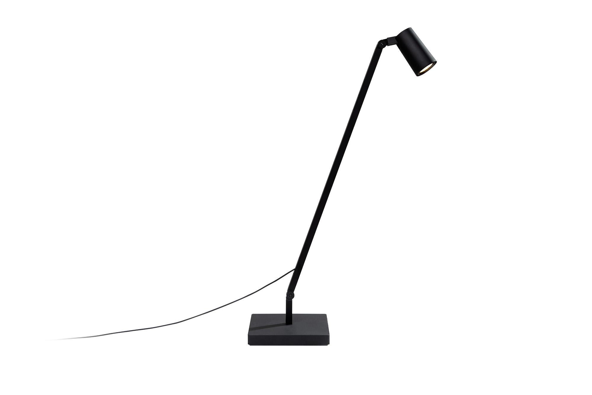 Nemo Untitled Spot Mini Tisch/Wand LED 3000K Leuchte in Schwarz von Bernhard Osann (Italienisch) im Angebot