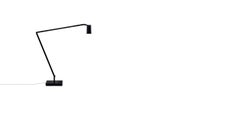 Nemo Untitled Spot Table/Wall LED 2700K Light in Black by Bernhard Osann