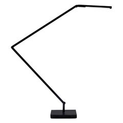 Nemo Untitled Table/Wall Linear LED 3000K Light in Black by Bernhard Osann